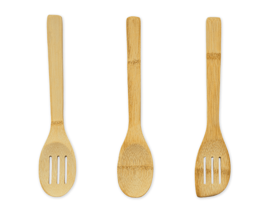 3 ustensiles de cuisson en bambou - Roxanne Cuisine