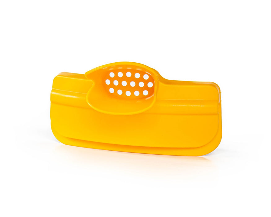 Bec verseur en silicone avec passoire « style bec de canard » pour casserole - Roxanne Cuisine