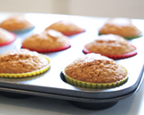 Moules à muffins en silicone, lavables et réutilisables