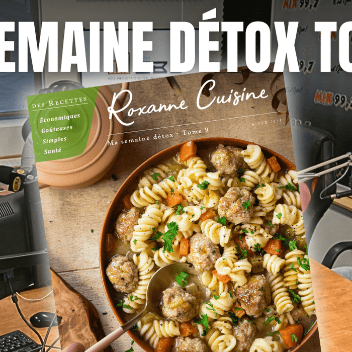 « On jase de notre 9e détox » Entrevue à MIX 99.7 FM - Roxanne Cuisine