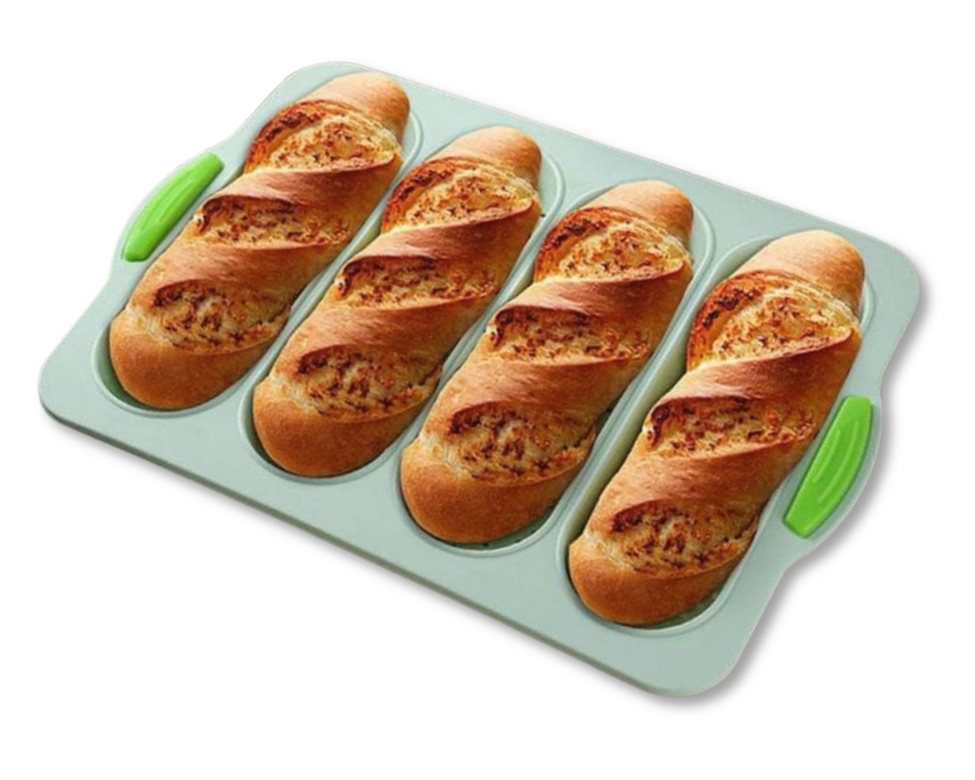 Moule à 4 pains baguettes en silicone