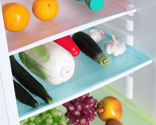 6 tapis de revêtement pour réfrigérateur, découpables et antidérapants - Roxanne Cuisine