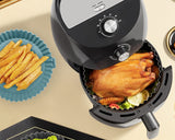 Récipient antiadhésif en silicone pour air fryer