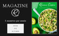 Abonnement annuel au Magazine (1er numéro hiver 2026) - PAPIER - Roxanne Cuisine