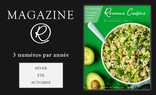 Abonnement annuel au Magazine (1er numéro hiver 2026) - PAPIER - Roxanne Cuisine