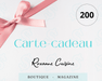 Carte - cadeau Roxanne Cuisine - Roxanne Cuisine