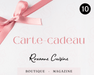 Carte - cadeau Roxanne Cuisine - Roxanne Cuisine