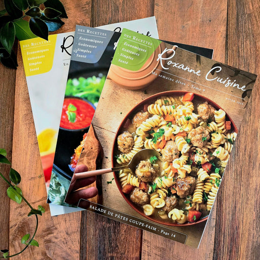 Collection 2025 des 3 numéros du Magazine - PAPIER - Roxanne Cuisine