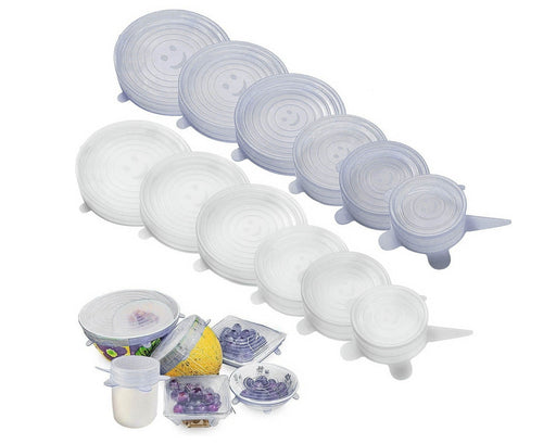 Couvercles extensibles en silicone ronds - Roxanne Cuisine