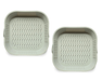 Grand récipient antiadhésif en silicone CARRÉ de 8.5 pouces pour air fryer - Roxanne Cuisine