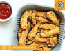 Grand récipient antiadhésif en silicone CARRÉ de 8.5 pouces pour air fryer - Roxanne Cuisine