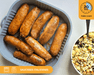 Grand récipient antiadhésif en silicone CARRÉ de 8.5 pouces pour air fryer - Roxanne Cuisine