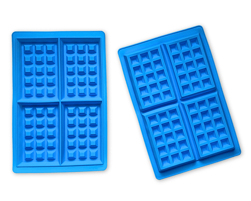 Moule à gaufres antiadhésif en silicone - Roxanne Cuisine