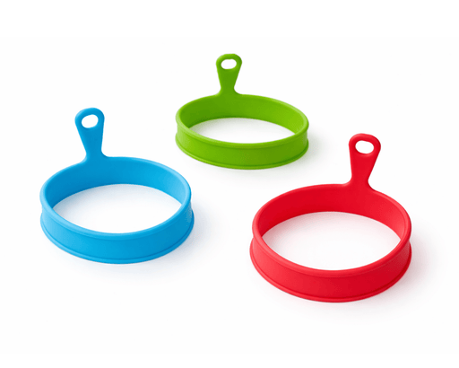Moule à œufs antiadhésif en silicone (lot de 3) - Roxanne Cuisine