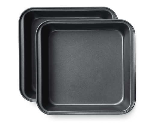 Moule carré à gâteau antiadhésif en acier carbone 9 x 9 pouces - Roxanne Cuisine