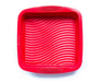 Moule carré en silicone 10 x 10 pouces ROUGE - Roxanne Cuisine