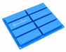 Moule pour 8 barres tendres en silicone BLEU - Roxanne Cuisine