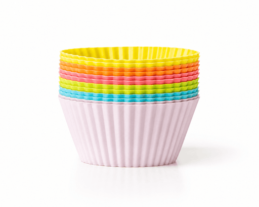Moules à muffins en silicone, lavables et réutilisables - Roxanne Cuisine