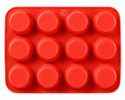 Plaque-moule en silicone pour 12 muffins - Roxanne Cuisine