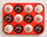 Plaque-moule en silicone pour 12 muffins - Roxanne Cuisine