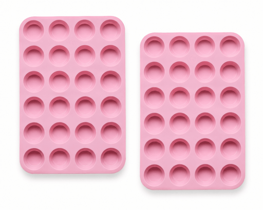 Plaque-moule en silicone pour 24 mini muffins - Roxanne Cuisine