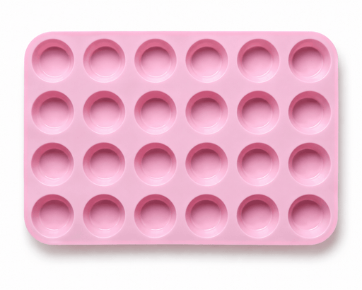 Plaque-moule en silicone pour 24 mini muffins - Roxanne Cuisine