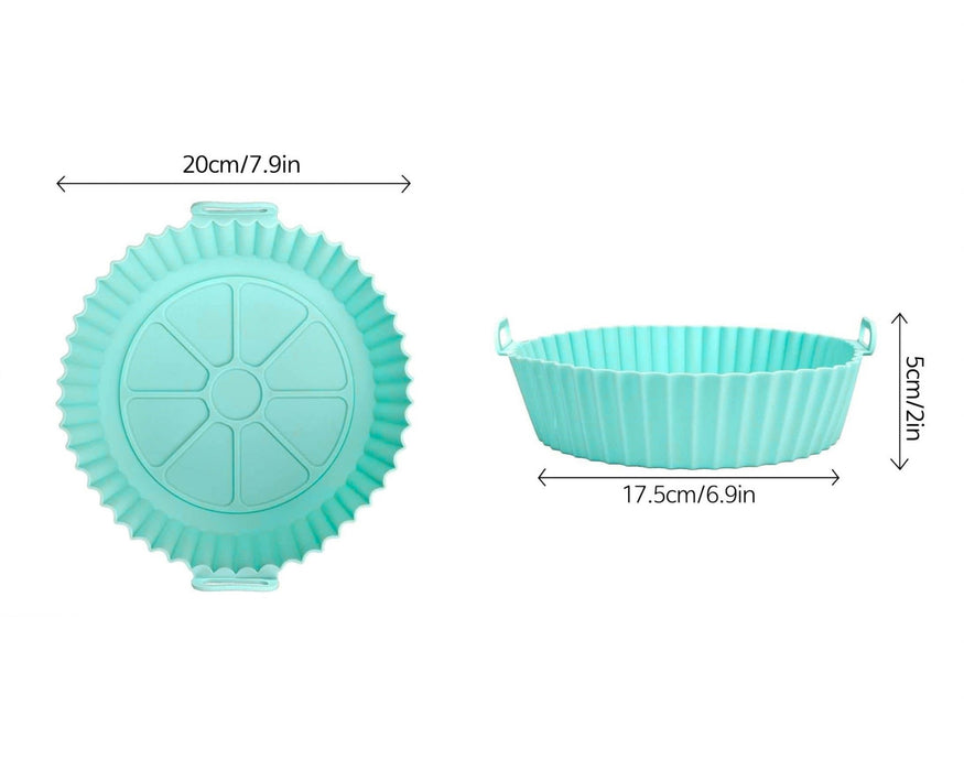 Récipient antiadhésif en silicone pour air fryer - Roxanne Cuisine