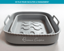 Récipient antiadhésif RECTANGULAIRE en silicone pour air fryer - Roxanne Cuisine