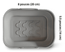 Récipient antiadhésif RECTANGULAIRE en silicone pour air fryer - Roxanne Cuisine
