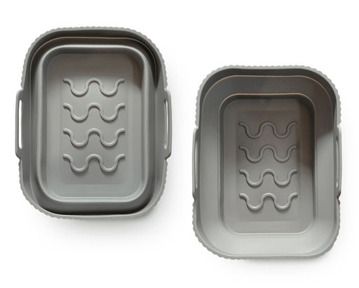 Récipient antiadhésif RECTANGULAIRE en silicone pour air fryer - Roxanne Cuisine