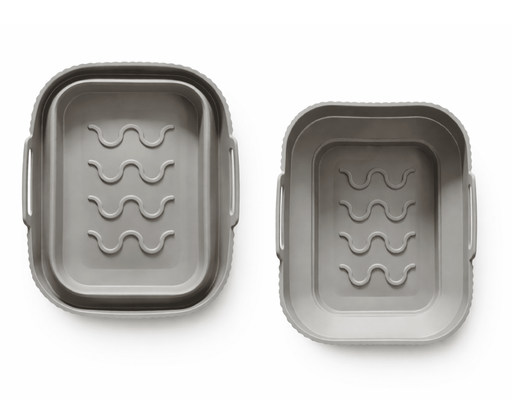 Récipient antiadhésif RECTANGULAIRE en silicone pour air fryer - Roxanne Cuisine