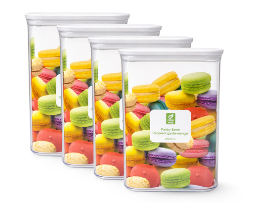 Récipient hermétique pour garde - manger 2600 mL - Roxanne Cuisine