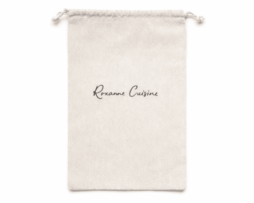Sacs à pain en coton bio avec cordon - Roxanne Cuisine