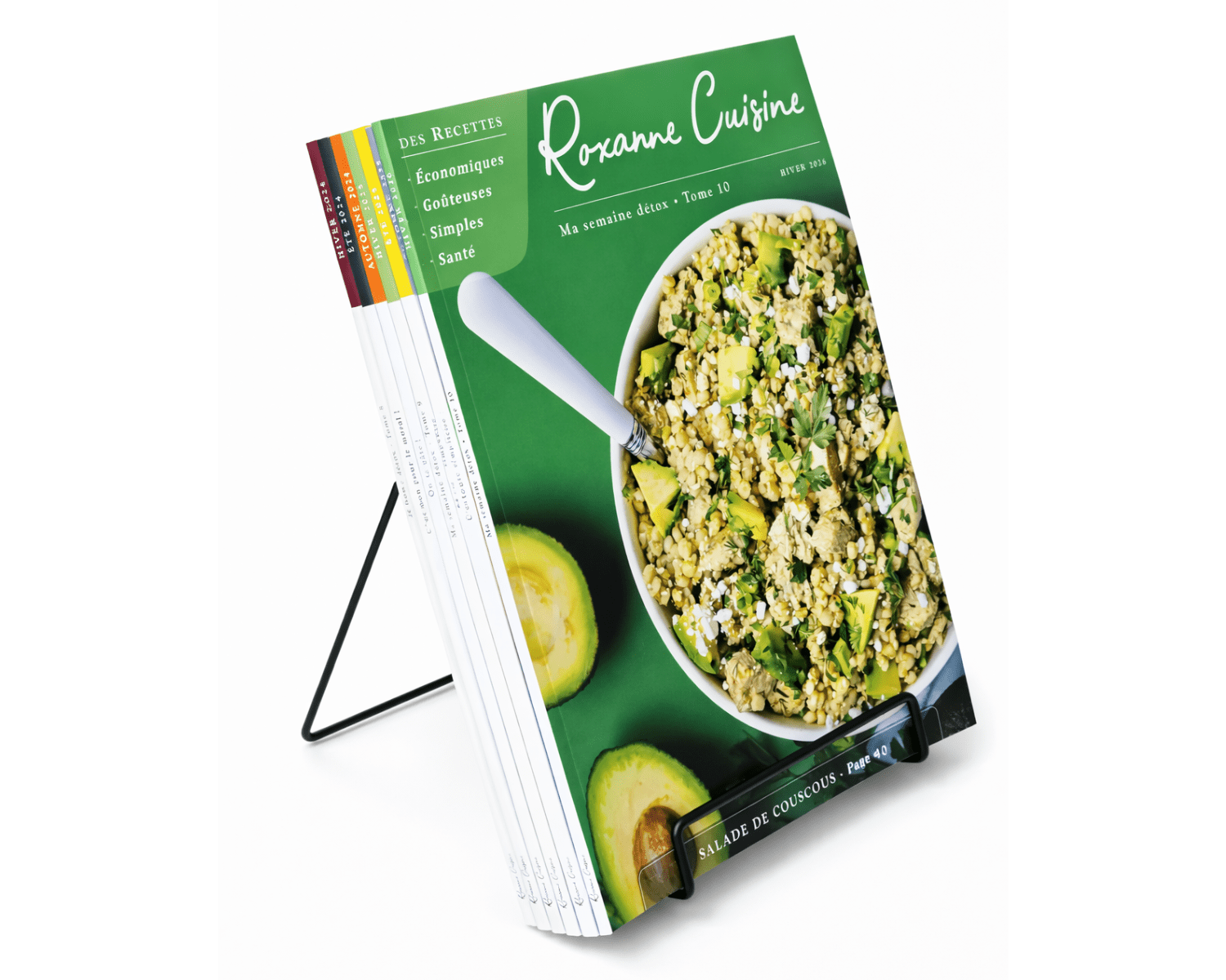 Support à magazine / livre de cuisine — Roxanne Cuisine