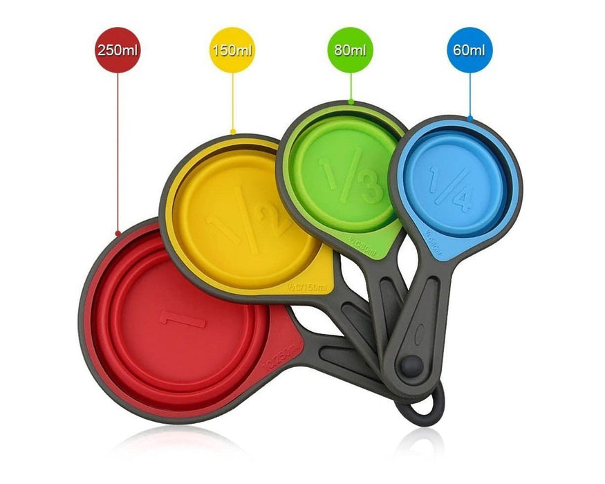 Tasses à mesurer pliables (lot de 4) - Roxanne Cuisine