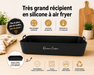 Très GRAND récipient antiadhésif RECTANGULAIRE en silicone pour air fryer - Roxanne Cuisine