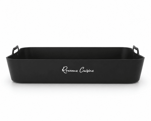 Très GRAND récipient antiadhésif RECTANGULAIRE en silicone pour air fryer - Roxanne Cuisine