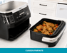 Très GRAND récipient antiadhésif RECTANGULAIRE en silicone pour air fryer - Roxanne Cuisine