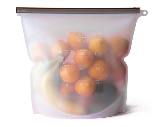 Très grand sac à congélation réutilisable en silicone de 4 litres - Roxanne Cuisine
