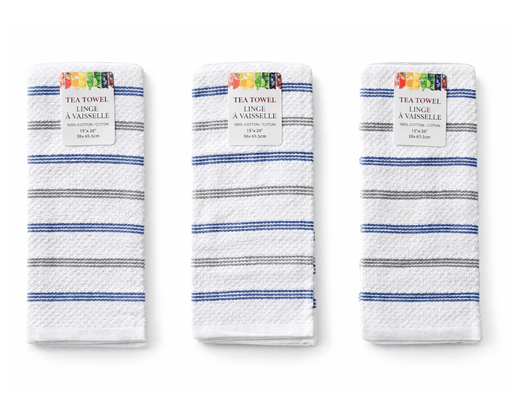 Très grands linges à vaisselle ultra absorbants (lot de 3) - Roxanne Cuisine