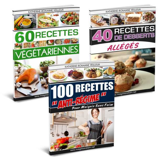 200 recettes « anti-régime » de Roxanne en 3 volumes - Ebooks Numériques PDF