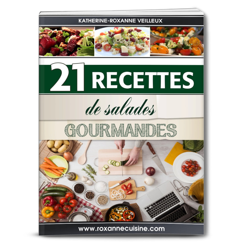 21 recettes de salades gourmandes - Ebook Numérique PDF