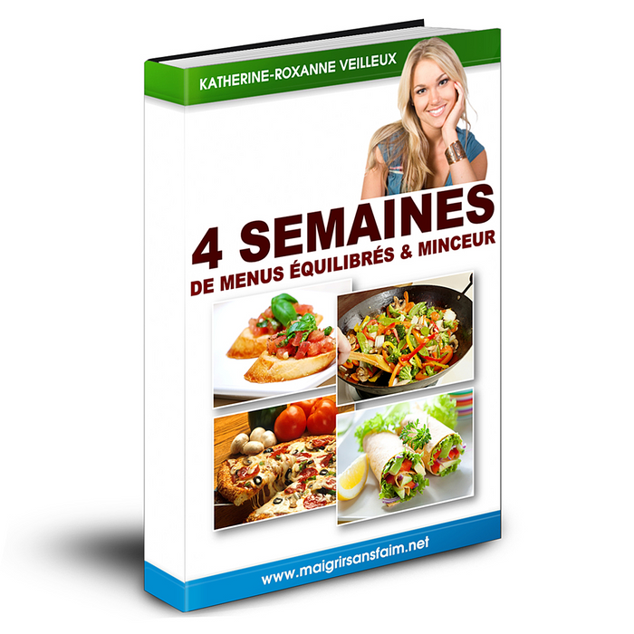 Mes 4 semaines de menus équilibrés & minceur - Ebook Numérique PDF