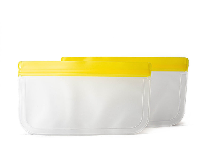 Sacs à congélation réutilisables en silicone avec fermeture à glissière - Roxanne Cuisine